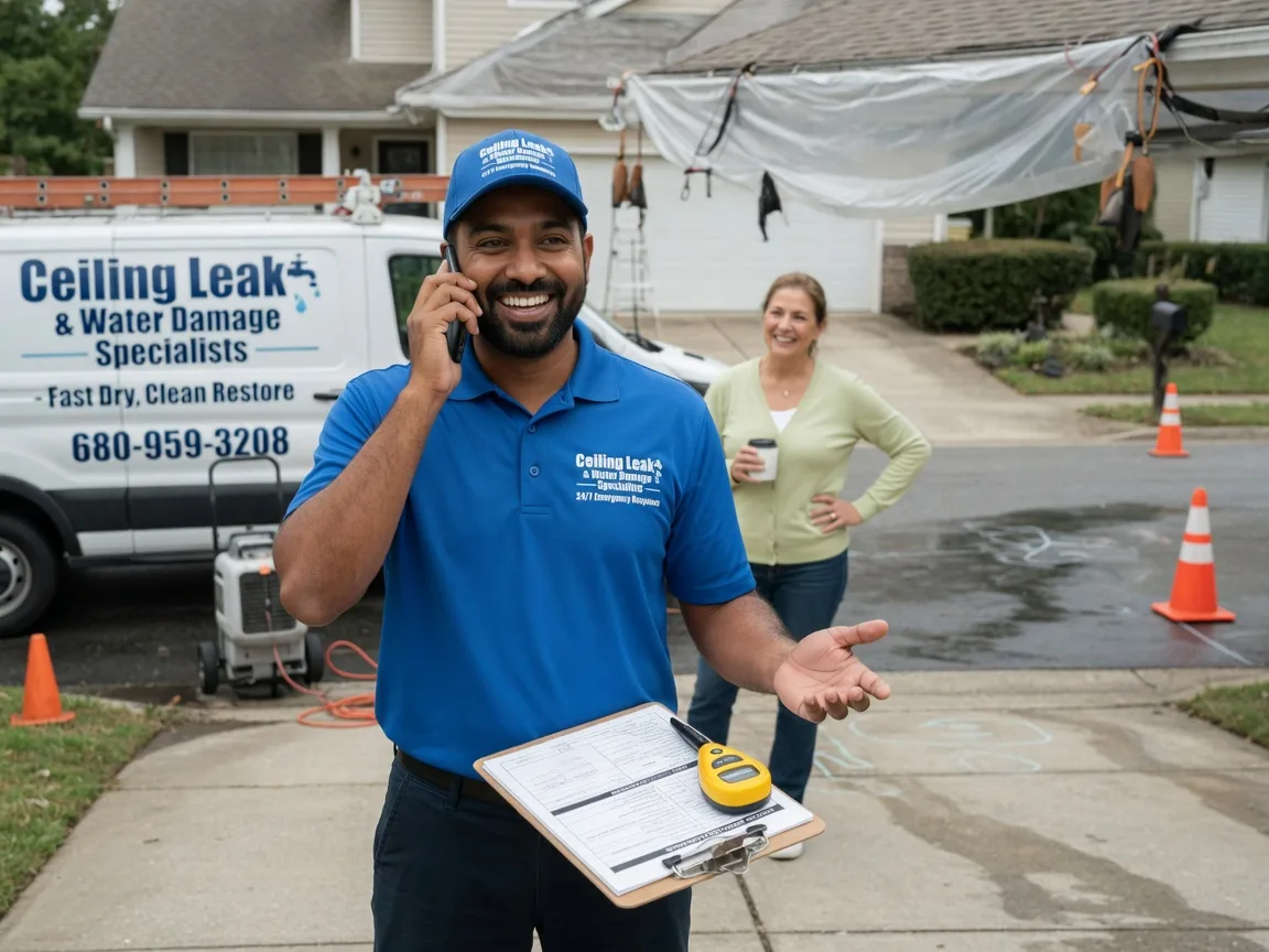 Ceiling Leak Cleanup Mayo, SC FAQs